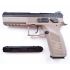 Пневматический пистолет ASG CZ P-09 DT-FDE blowback (пулевой)