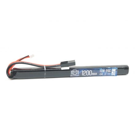 Аккумулятор BlueMAX Li-Po 11.1V 1200mah 20C, 185x17x17 мм (стик)