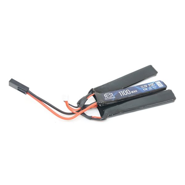 Аккумулятор BlueMAX Li-Po 11.1V 1100mah 20C, 3 x (102x21x5) мм (триплет)