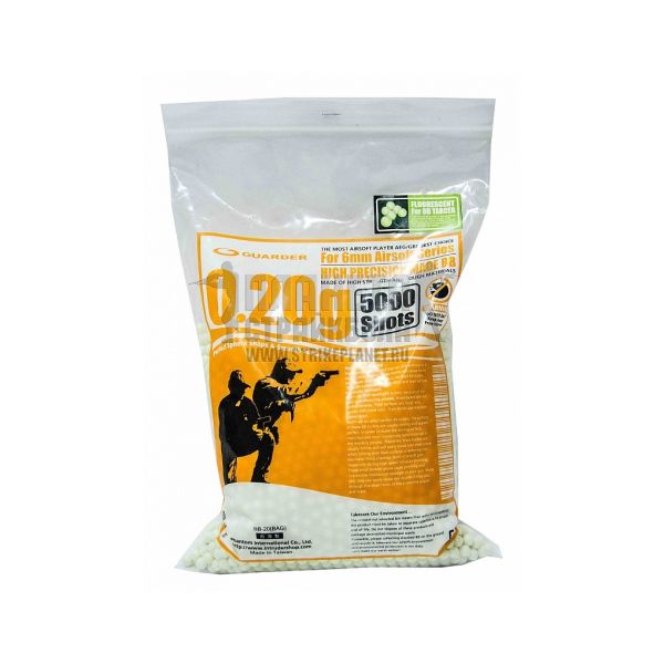 Шары трассерные Guarder Traccer 0,20 г, 5000 штук, BB-20(BAG)TR